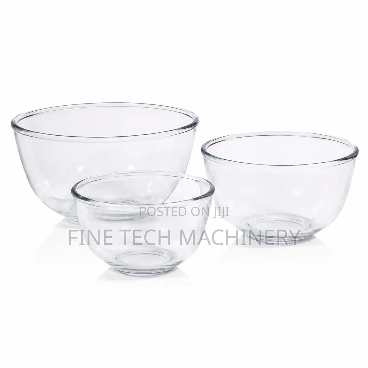 3pcs Glass Baking Bowls