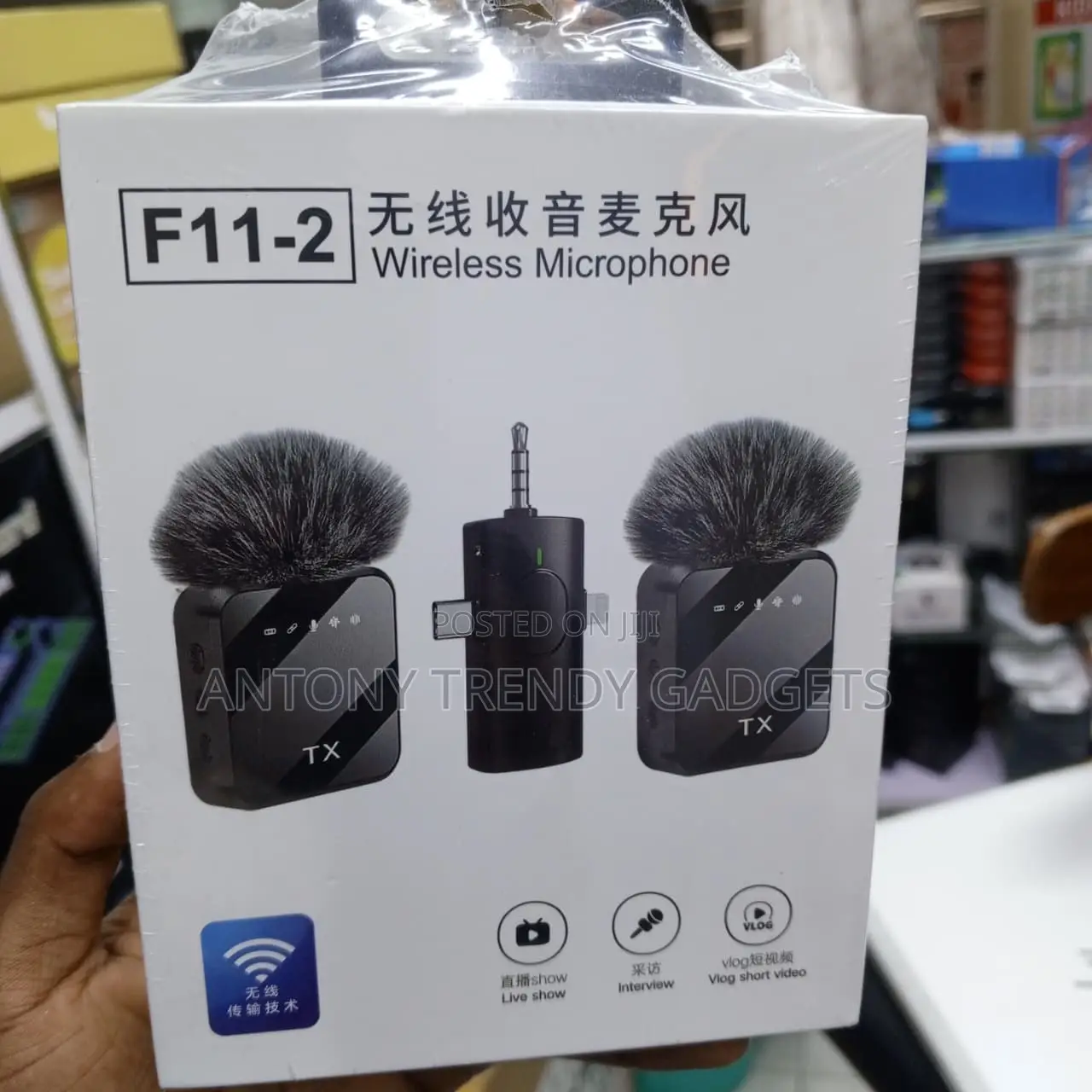 F11-2 Professional Wireless Mic With Noise Reduction