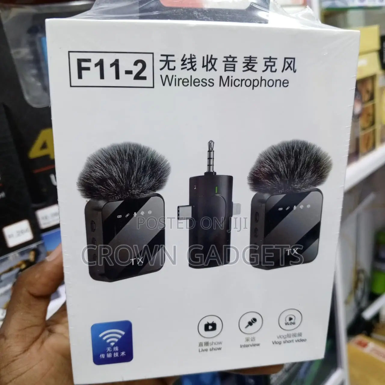 F11-2 Wireless Microphone Kit for YouTube TikTok Podcast