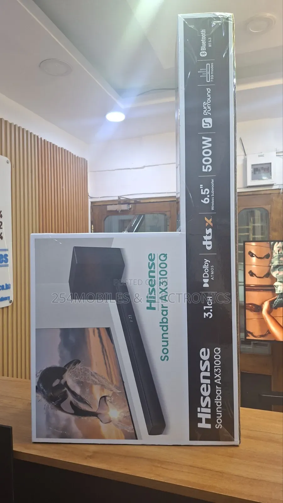 Hisense Soundbars AX3100Q 500WATTS – Powerful Dolby Atmos Audio