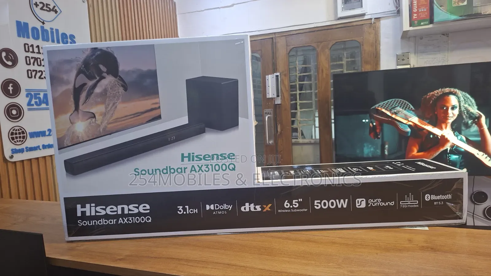 Hisense Soundbars AX3100Q 500WATTS – Powerful Dolby Atmos Audio