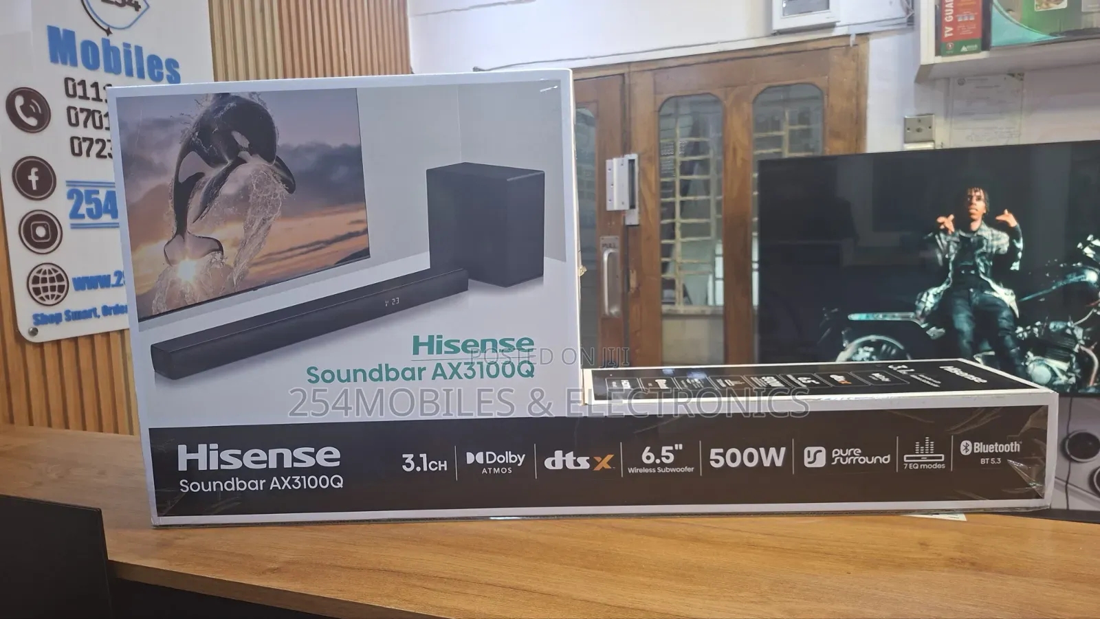 Hisense Soundbars AX3100Q 500WATTS – Powerful Dolby Atmos Audio