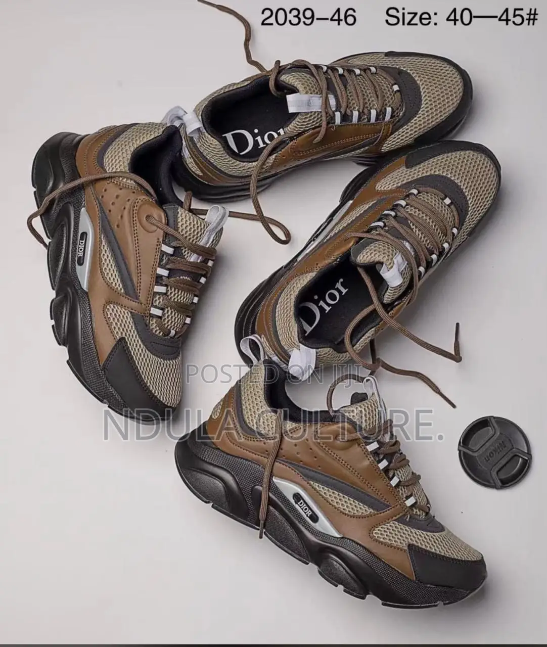 Multi Colour Dior B22 Sneakers
