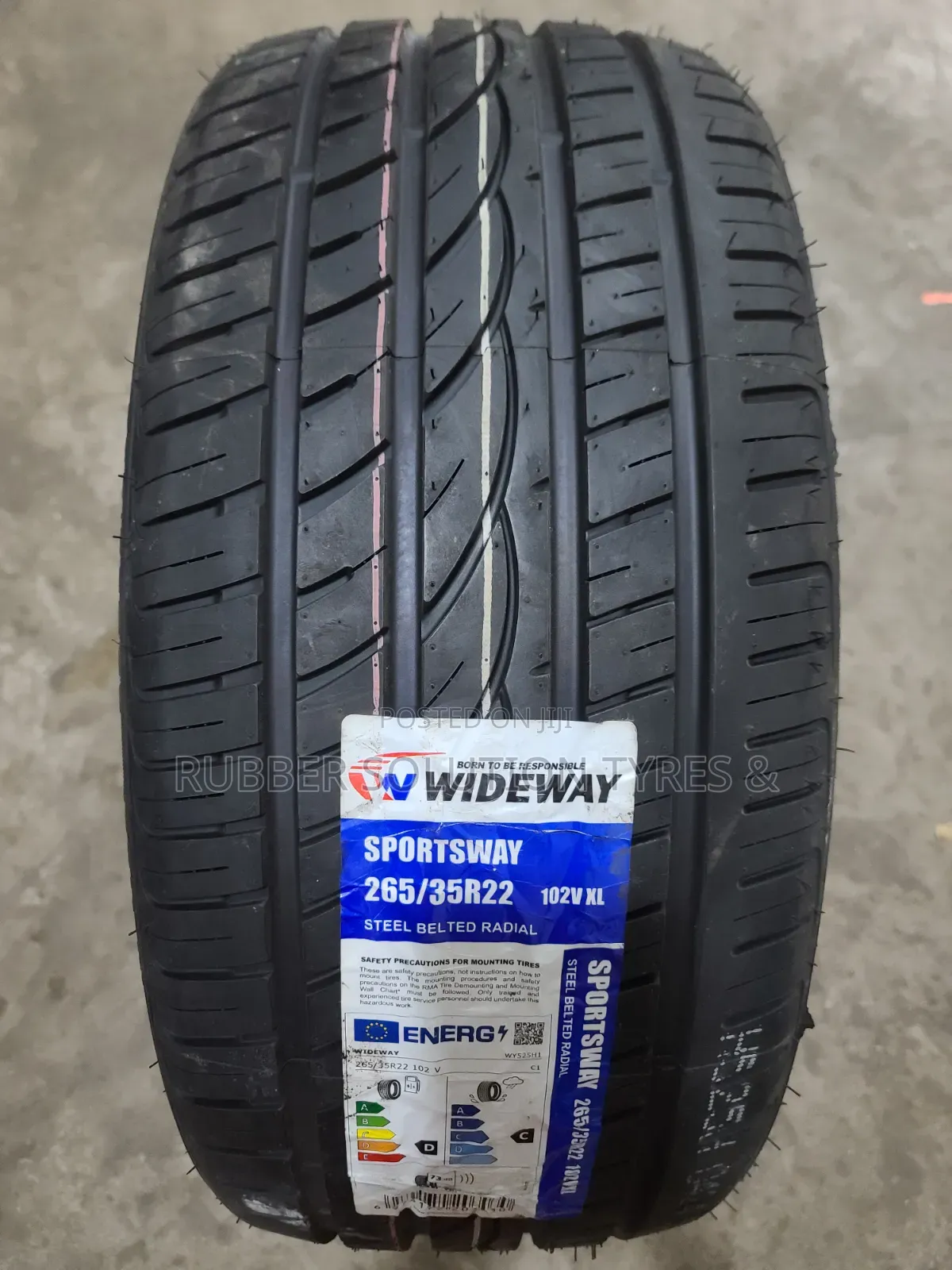 265 /35 R22 Wideway Tyres 102v Xl Sportsway