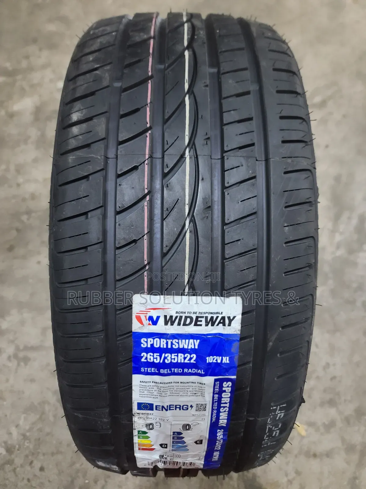 265 /35 R22 Wideway Tyres 102v Xl Sportsway