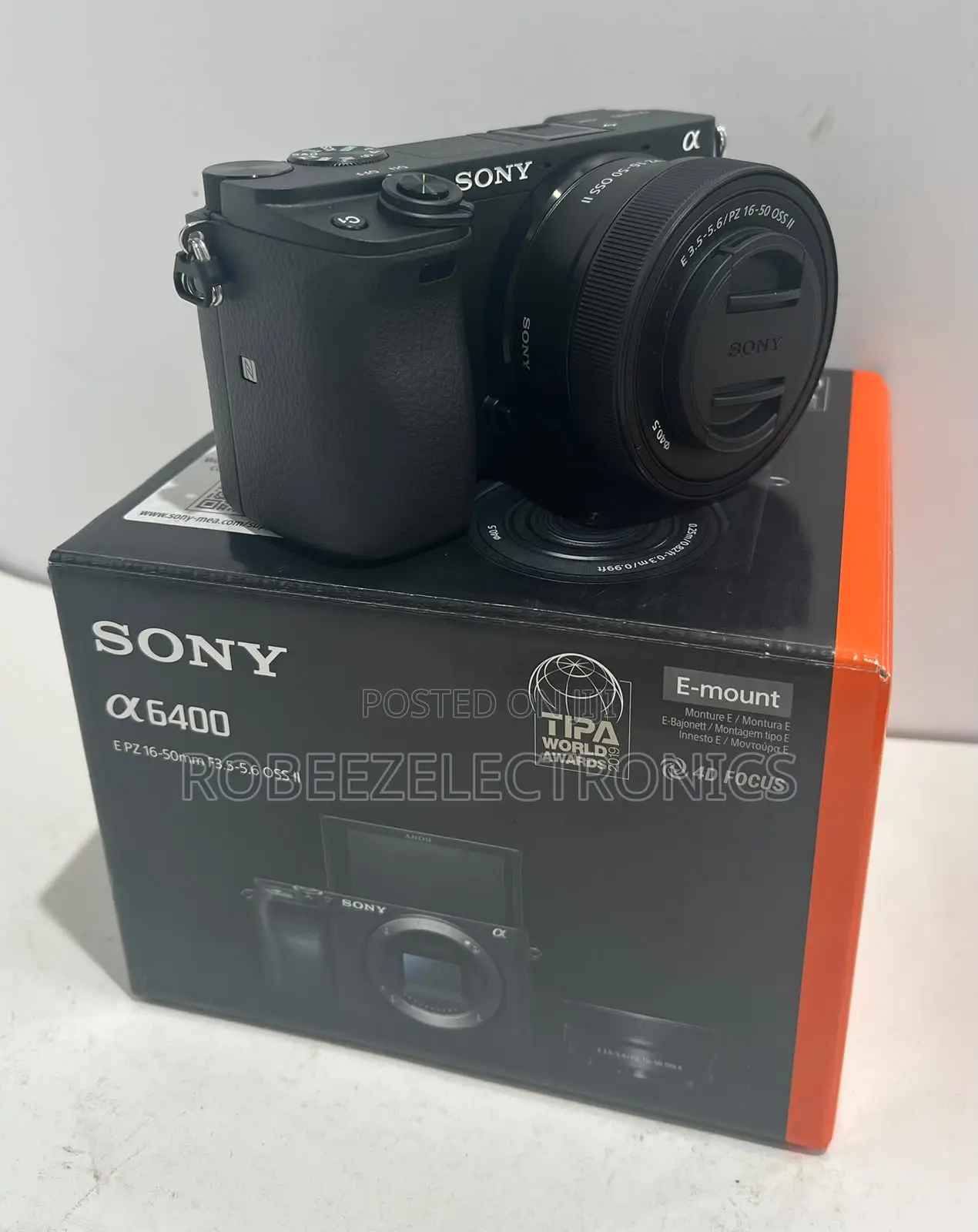 Sony Alpha A6400 Mirrorless Digital Camera With 16-50mm