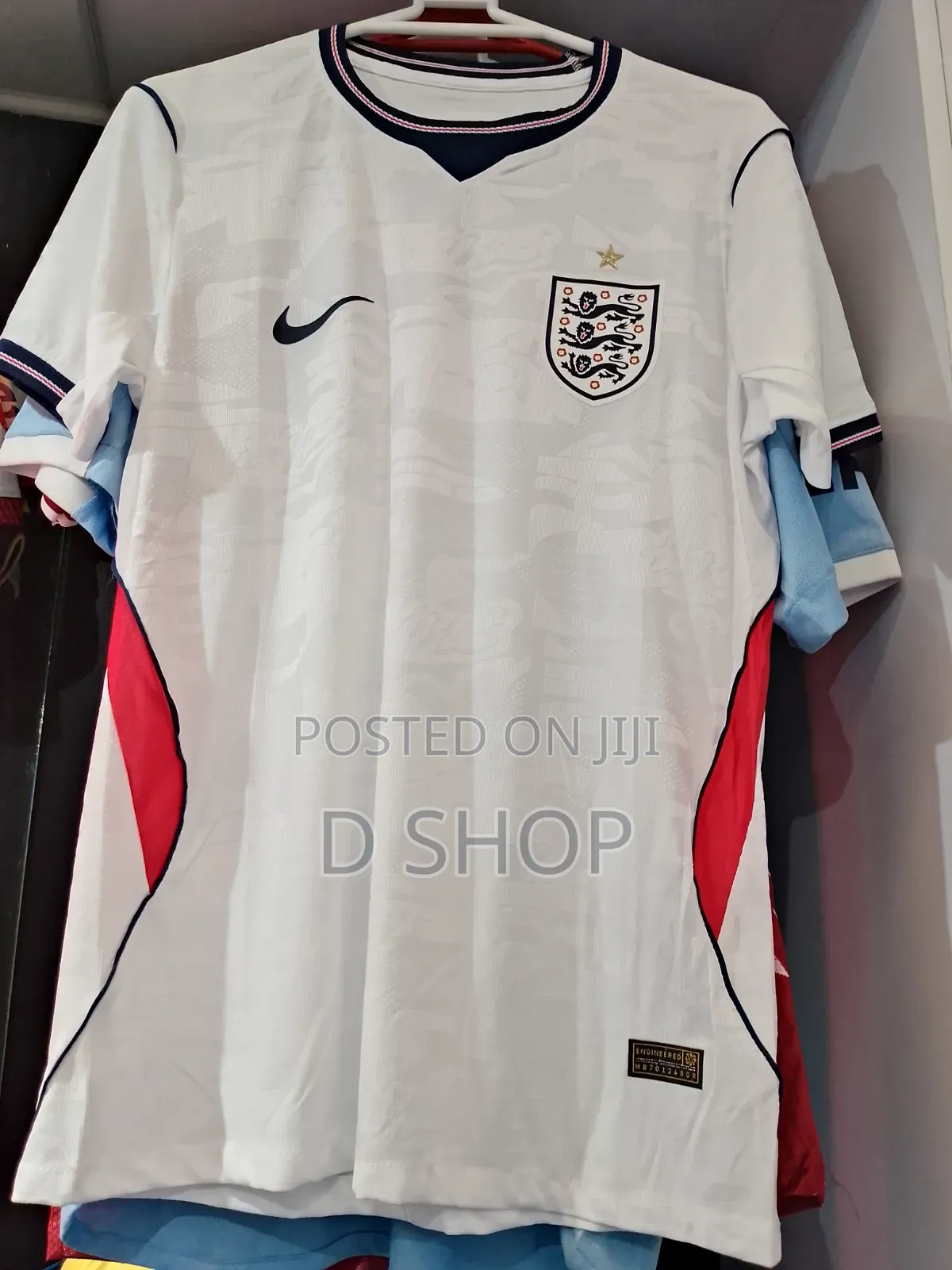England National Football Jersey Home Jersey