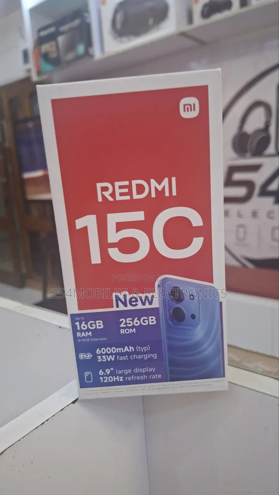 New Xiaomi Redmi 15C 4G 256 GB Red