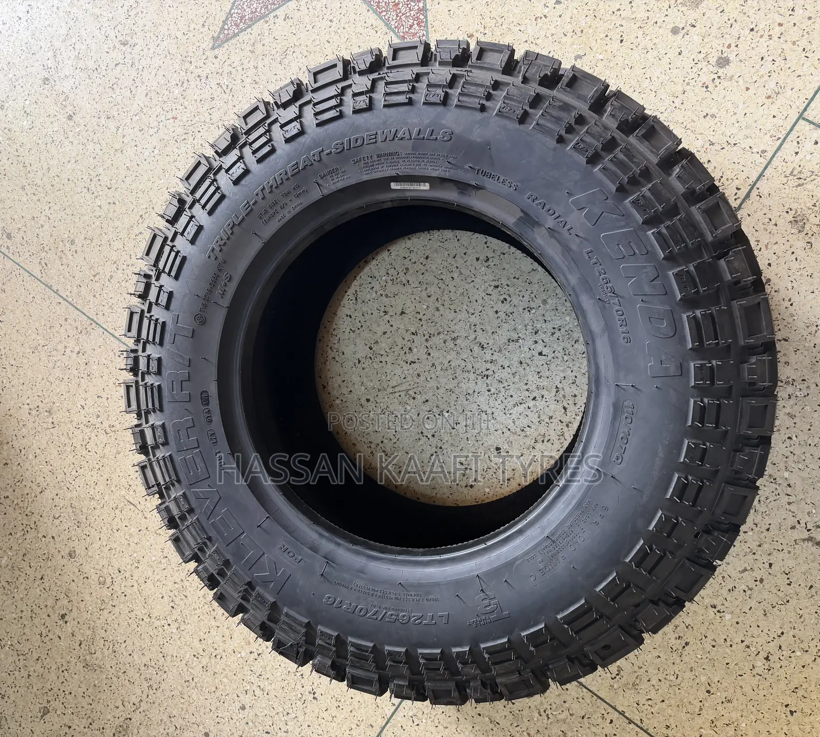 265/70rr16 Kenda Tyre KR601