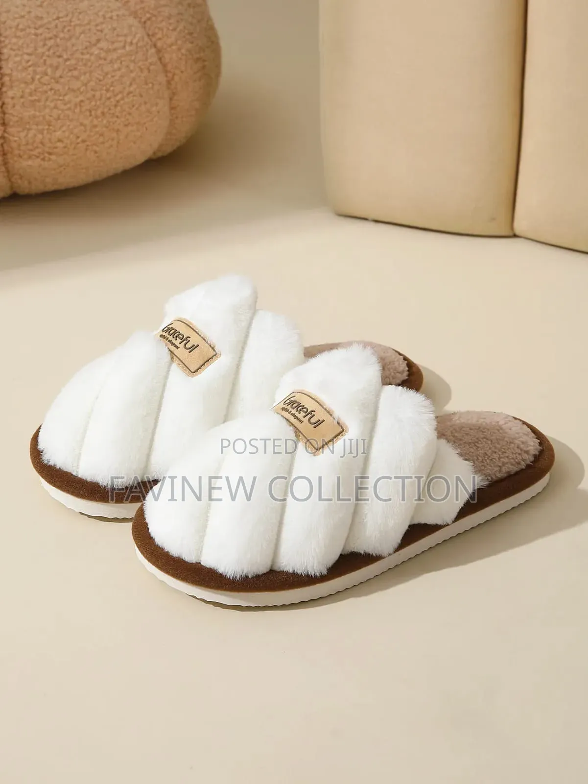 Flat Heel Home Cotton Slippers/ Adults Indoor Shoes