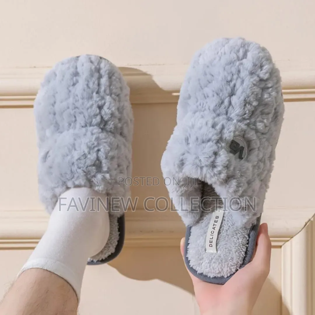 Autumn and Winter Non-slipIndoor Shoes/Outdoor Warm Cotton Home Slides