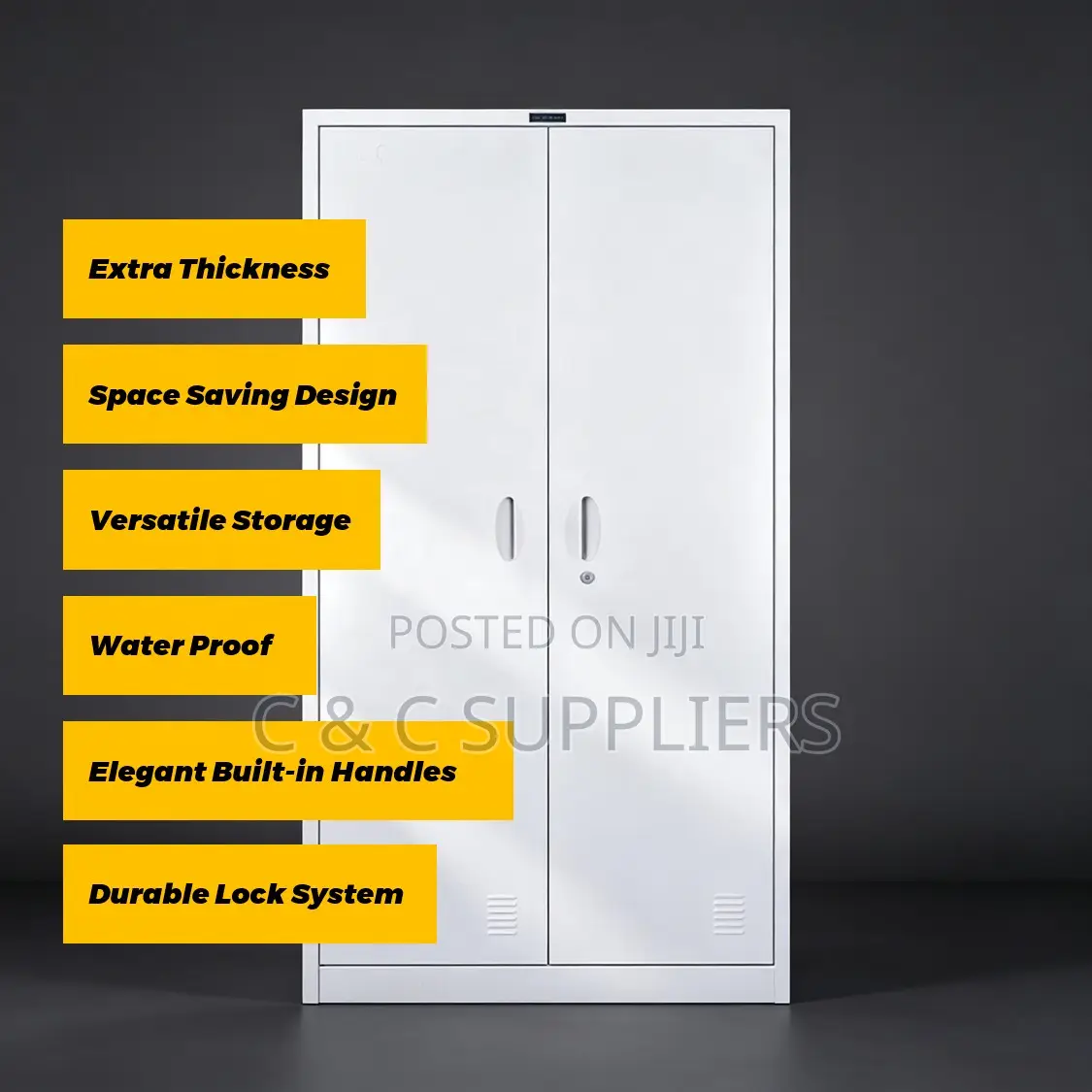 2 Door Full Steel Cabinet.