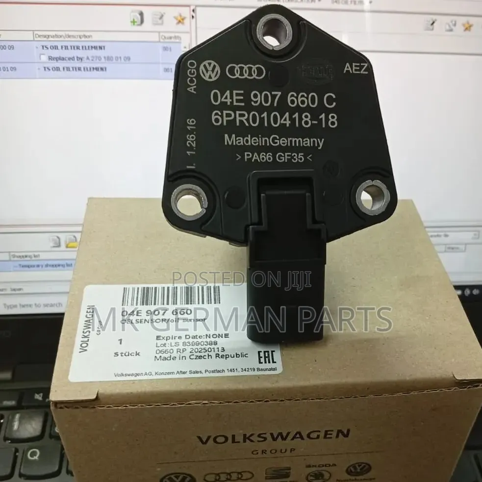 Genuine Oil Level Sensor for Volkswagen Group.