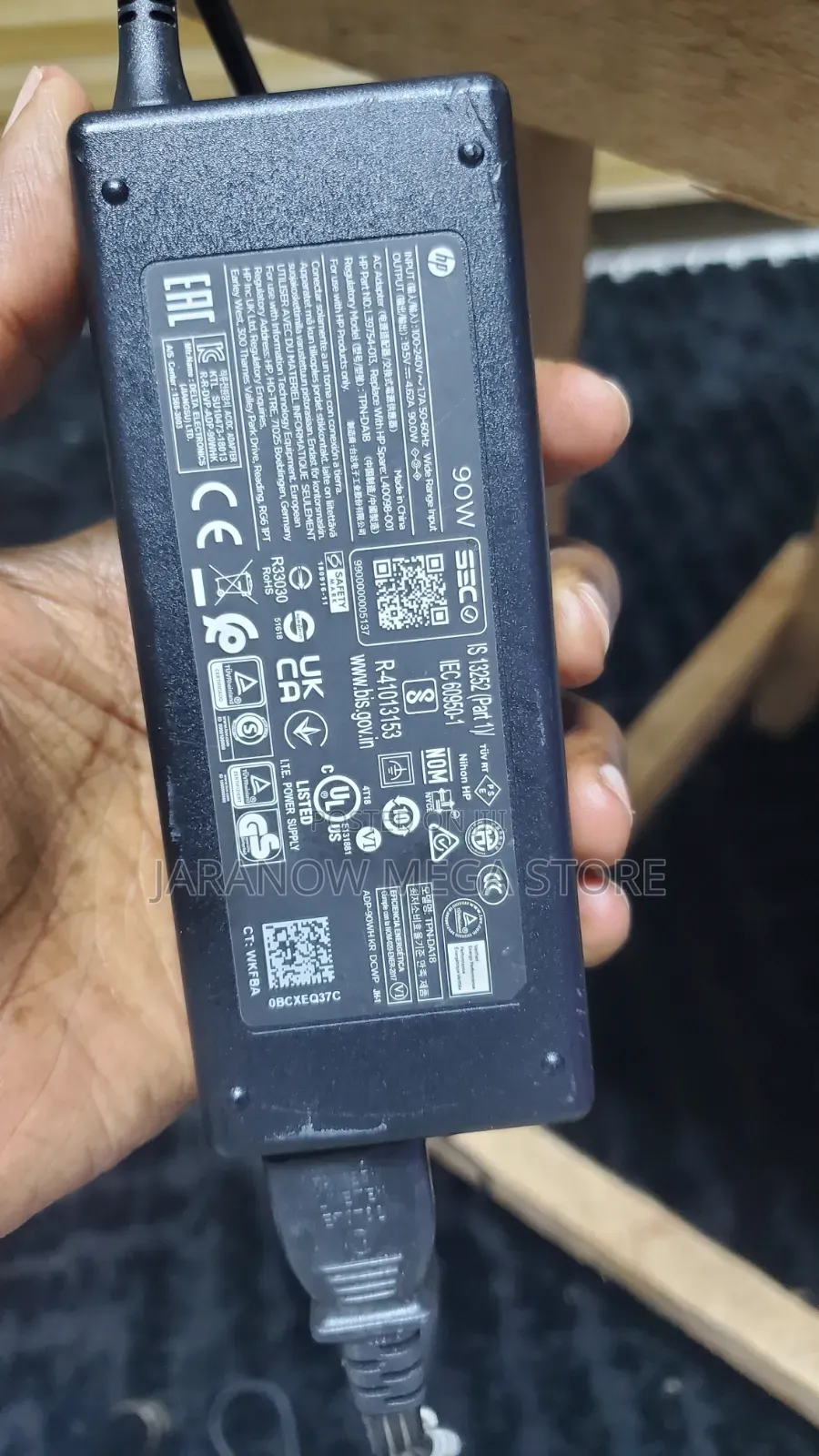 Original HP 90W Laptop Charger / Adapter (19.5V - 4.62A) Big Pin