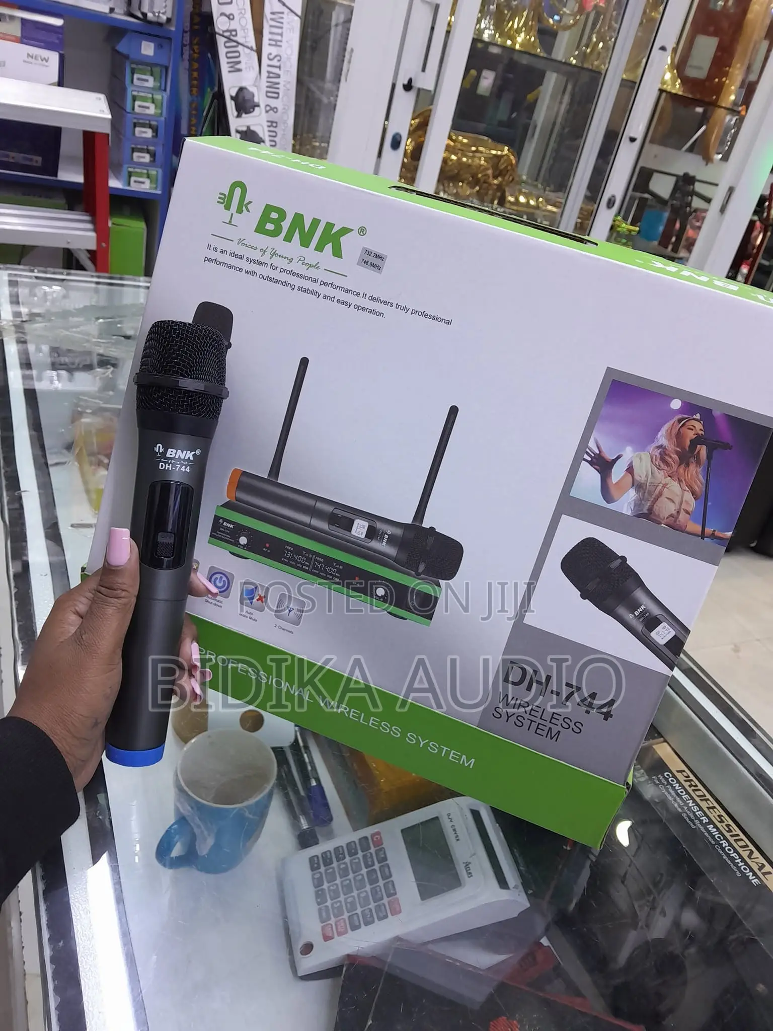 BNK DH-744 Professional Wireless Microphone System