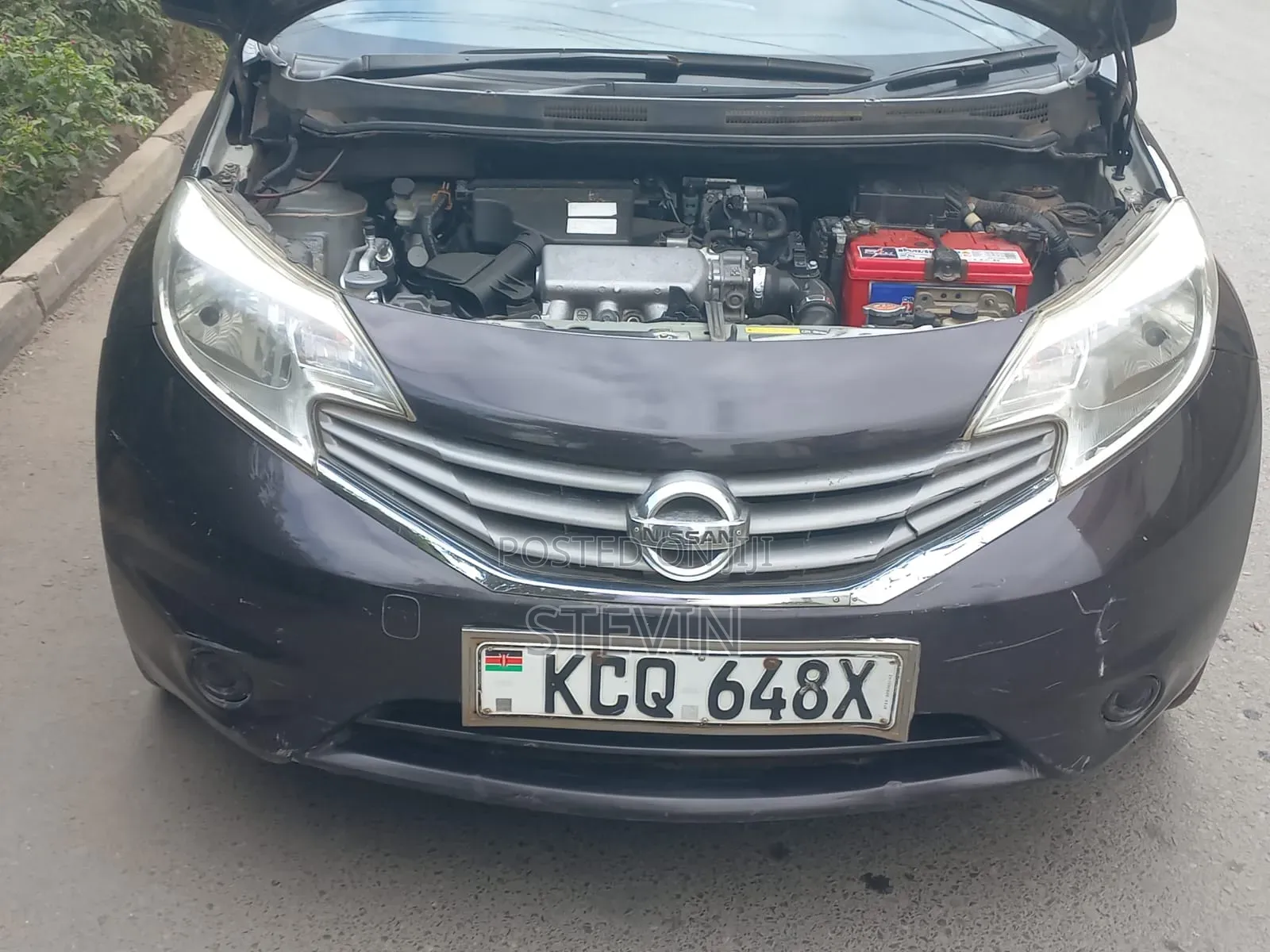 Nissan Note 2013 Burgundy