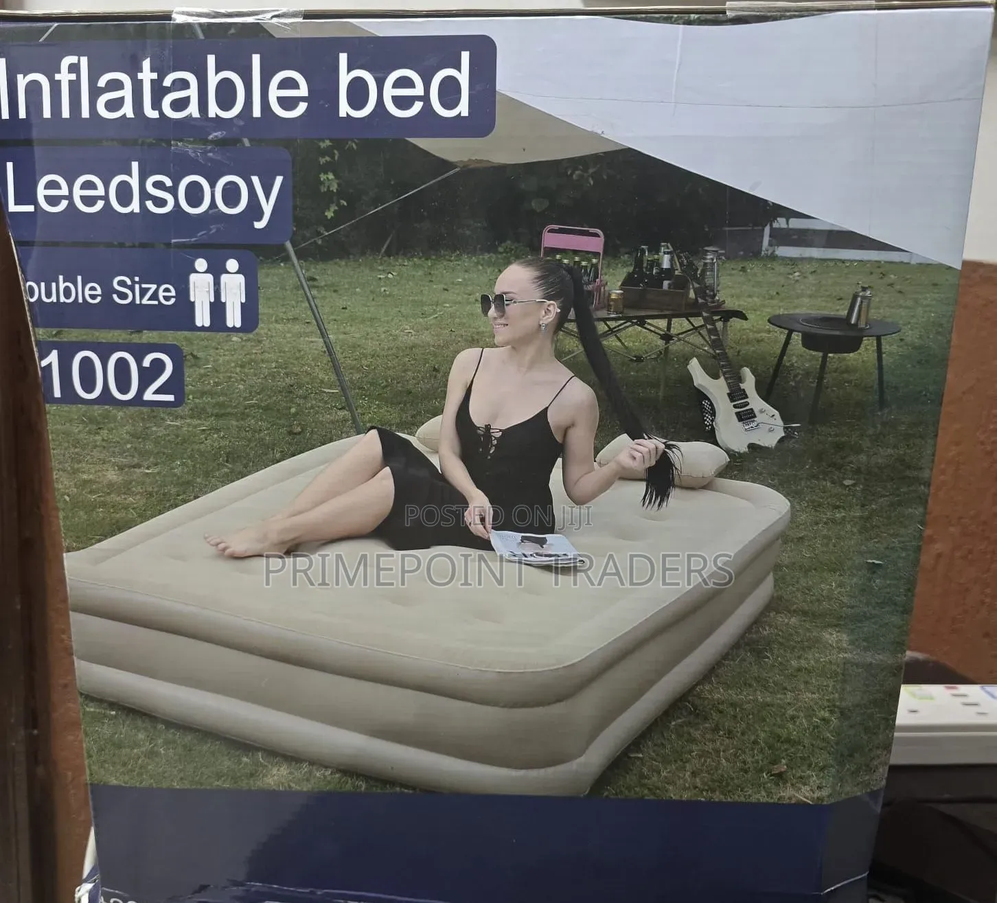 Inflatable Bed,Portable One-Click Inflatable Mattress Comfort Anywhere