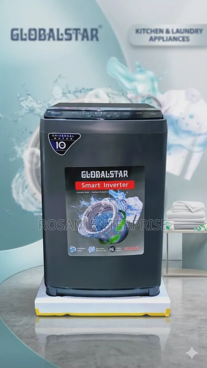 7kgs Globalstar GS-700BT 
Fully Automatic WASHING MACHINE