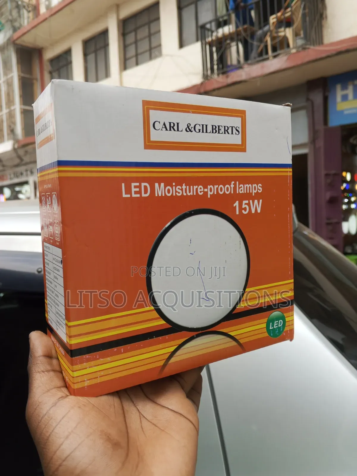 Modern 18W LED Surface Ceiling Light – Warm Gold Finish (2 Color)