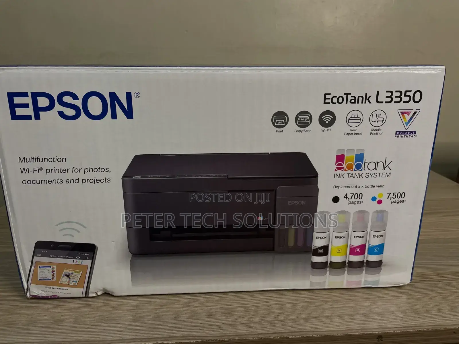 Epson EcoTank L3350 A4 Multifunction Wi-Fi AirPrint Ink Tank Printer