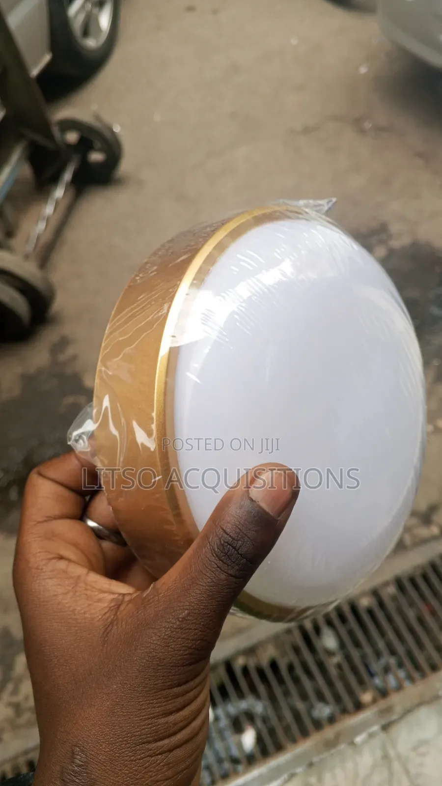 Round LED Ceiling Light – Dual Color Surface Mount Lamp Home Office