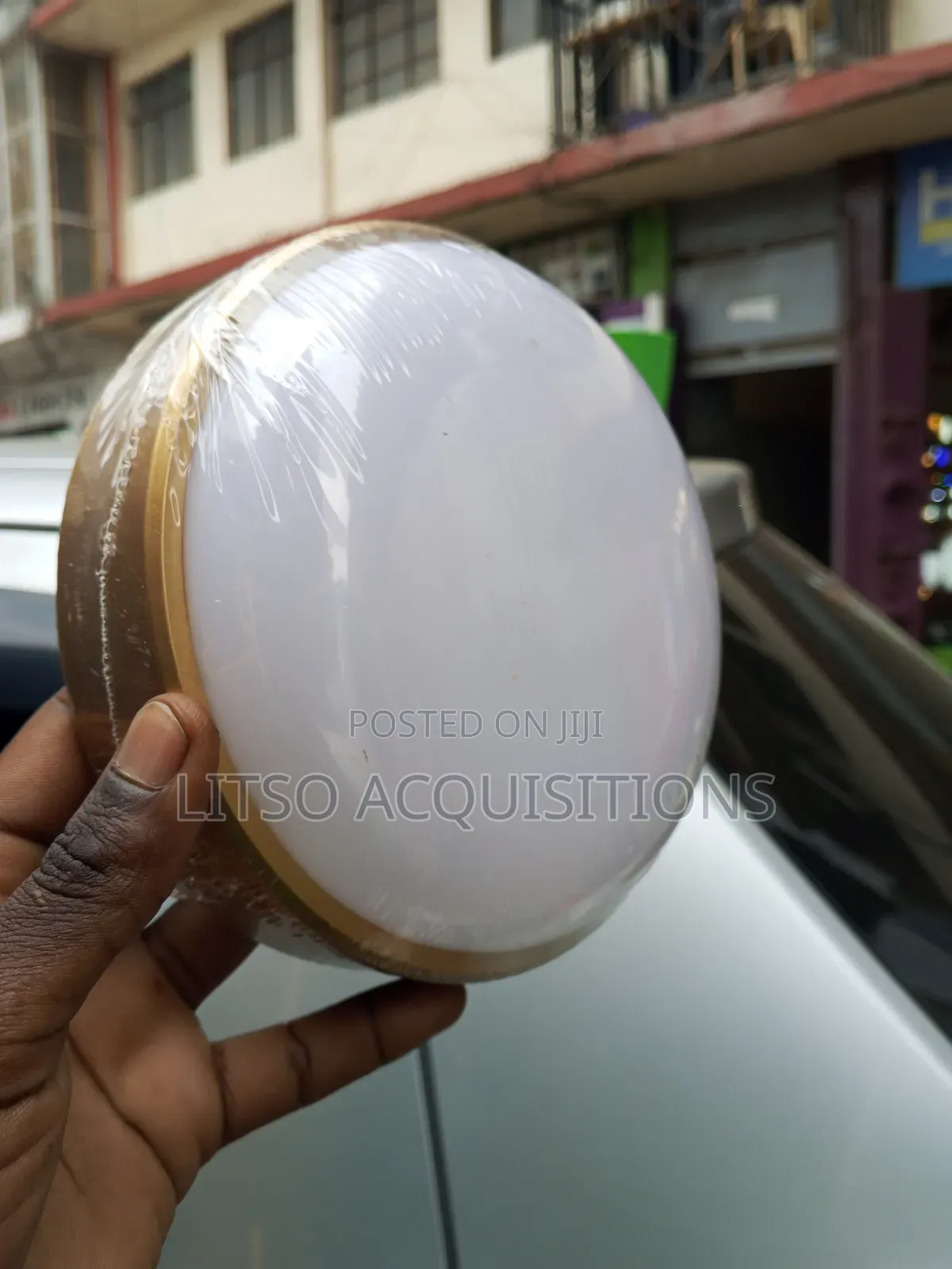 Round LED Ceiling Light – Dual Color Surface Mount Lamp Home Office