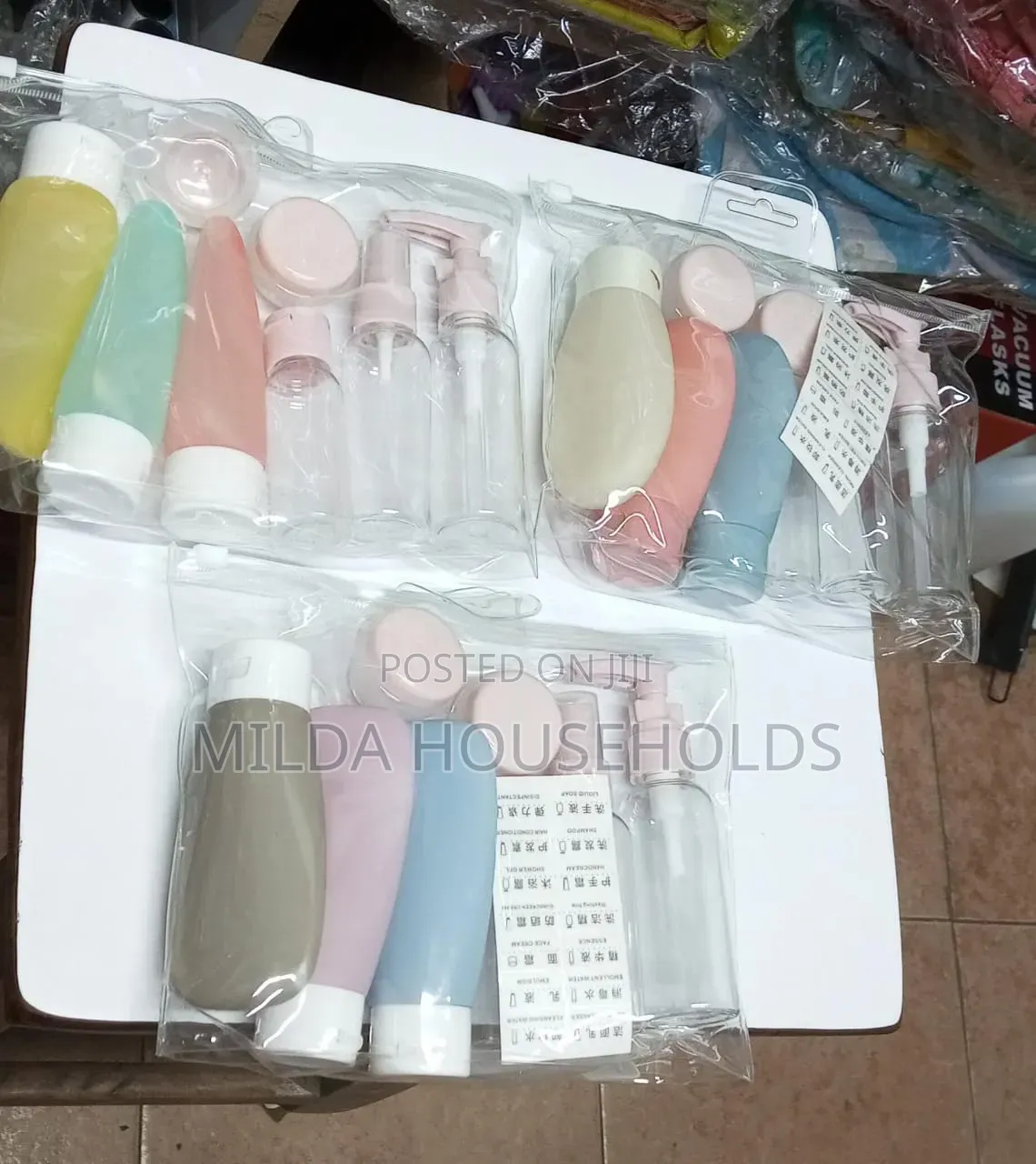 Travel Refillable Bottle Set