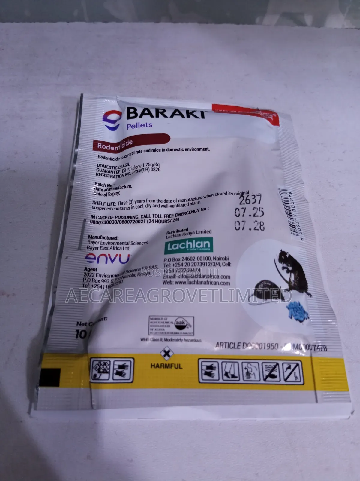 BARAKI RAT PELLETS (Lachlan) 10 Grams