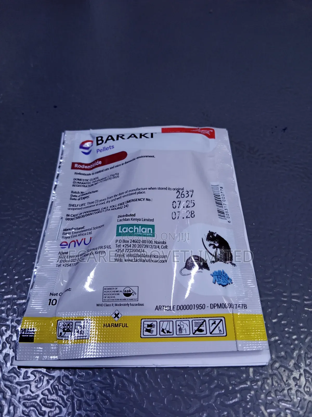 BARAKI RAT PELLETS (Lachlan) 10 Grams