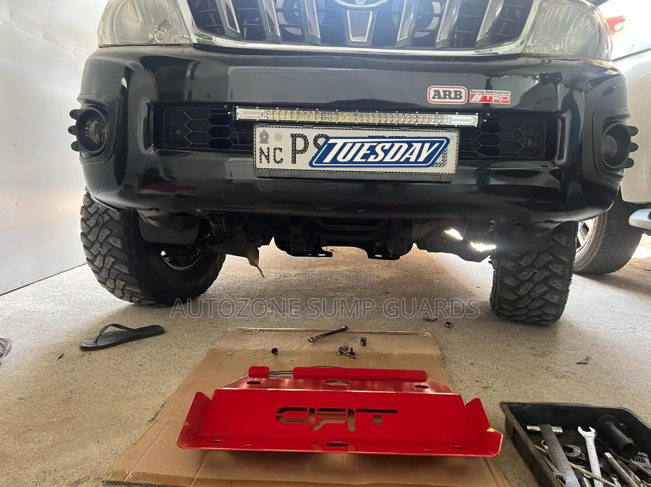 GR Sport Skid Plate on Toyota Fortuner 2023