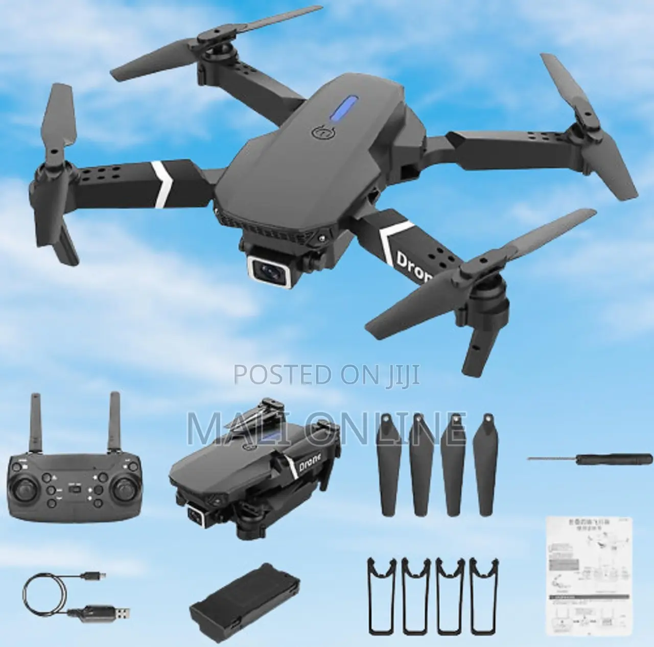 Professional Drone HD Dual Camera WiFi FPV Height Hold 100M Range