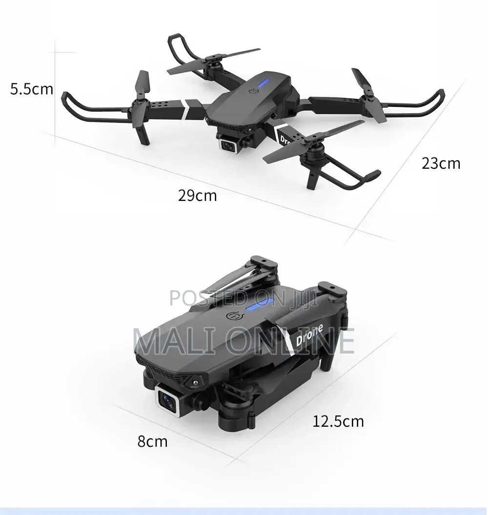 Professional Drone HD Dual Camera WiFi FPV Height Hold 100M Range