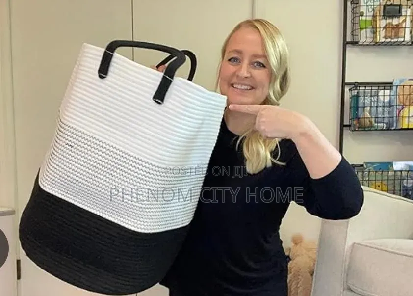 Woven Multifunctional Laundry Bag/Basket