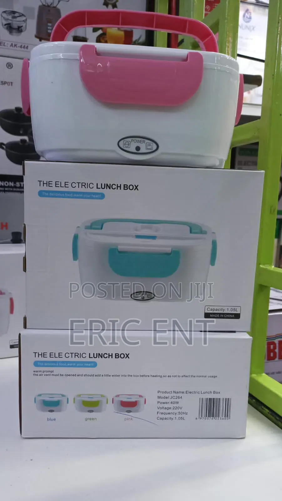 Stainless Steel Portable Electric Heated Food Lunch Box/Dish