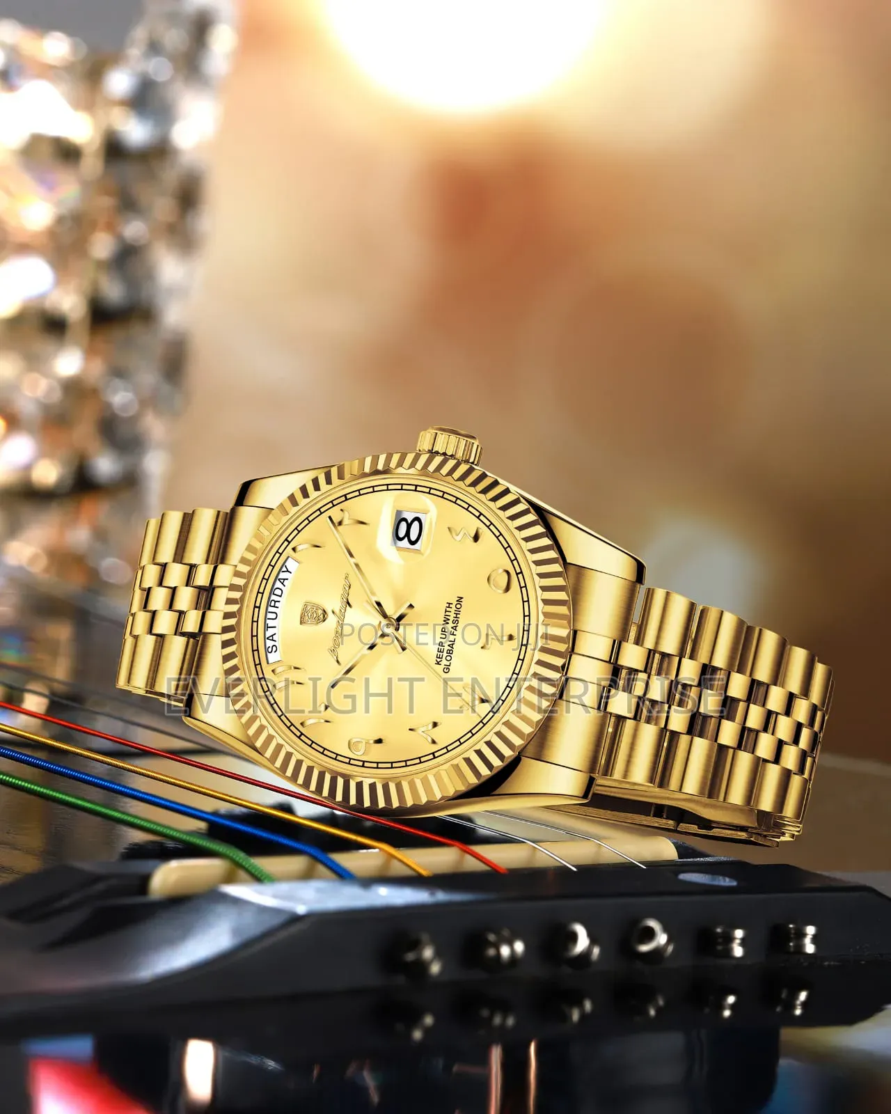 Poedagar Full Day Arabic Gents Watch 845