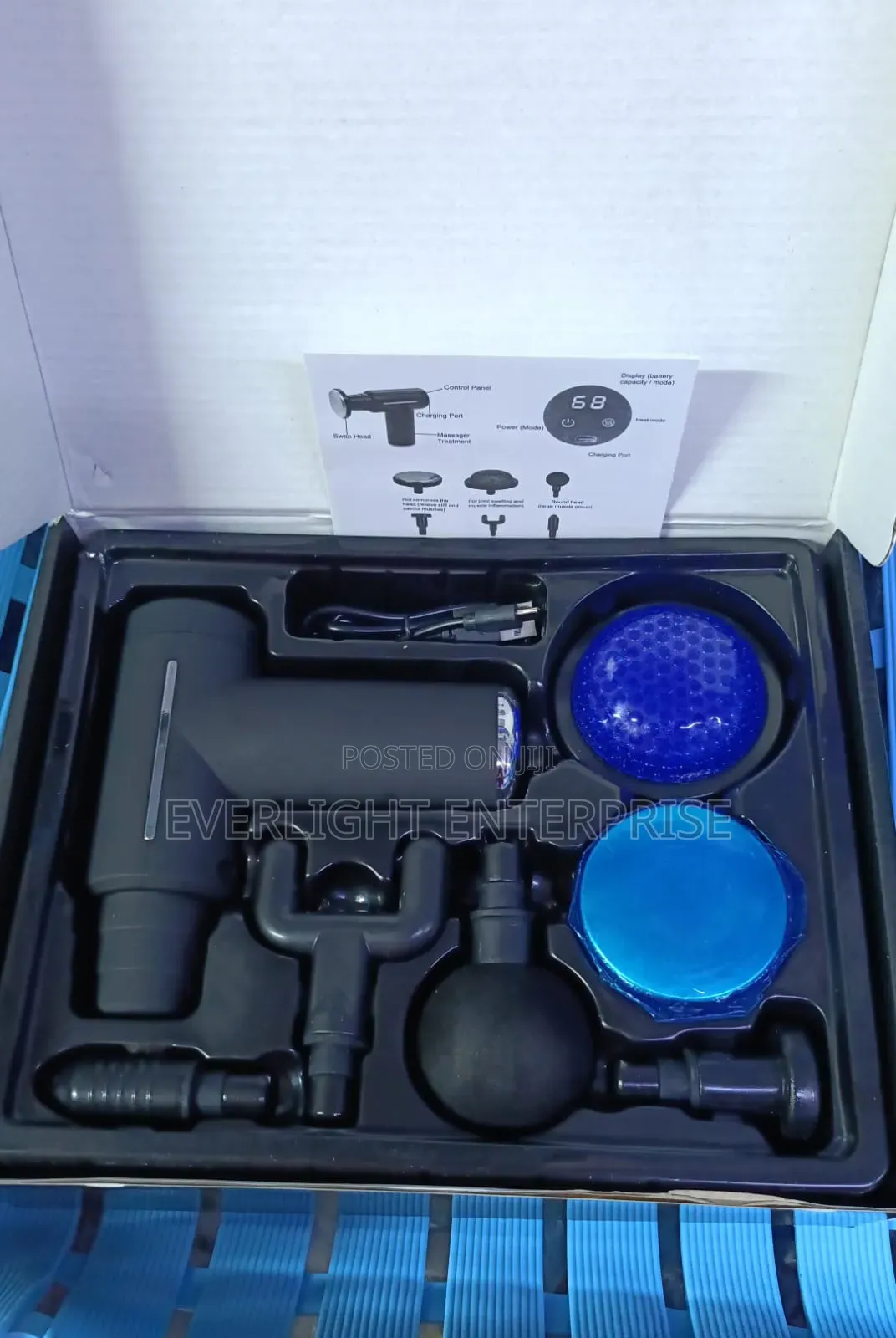 Generic Massage Gun With Heat and Cold 6in 1