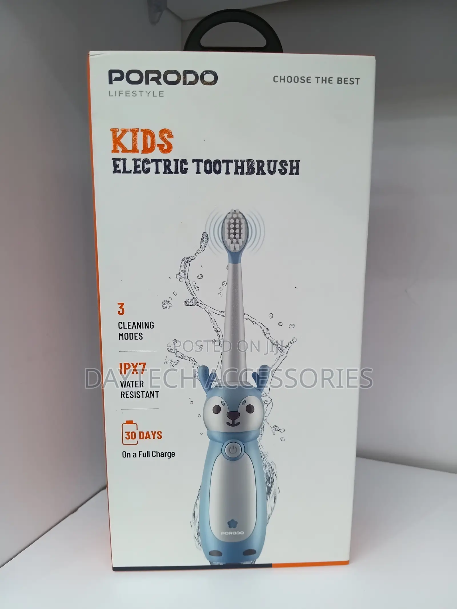 Porodo Lifestyle Kids Electric Toothbrush 350mAh Battery.