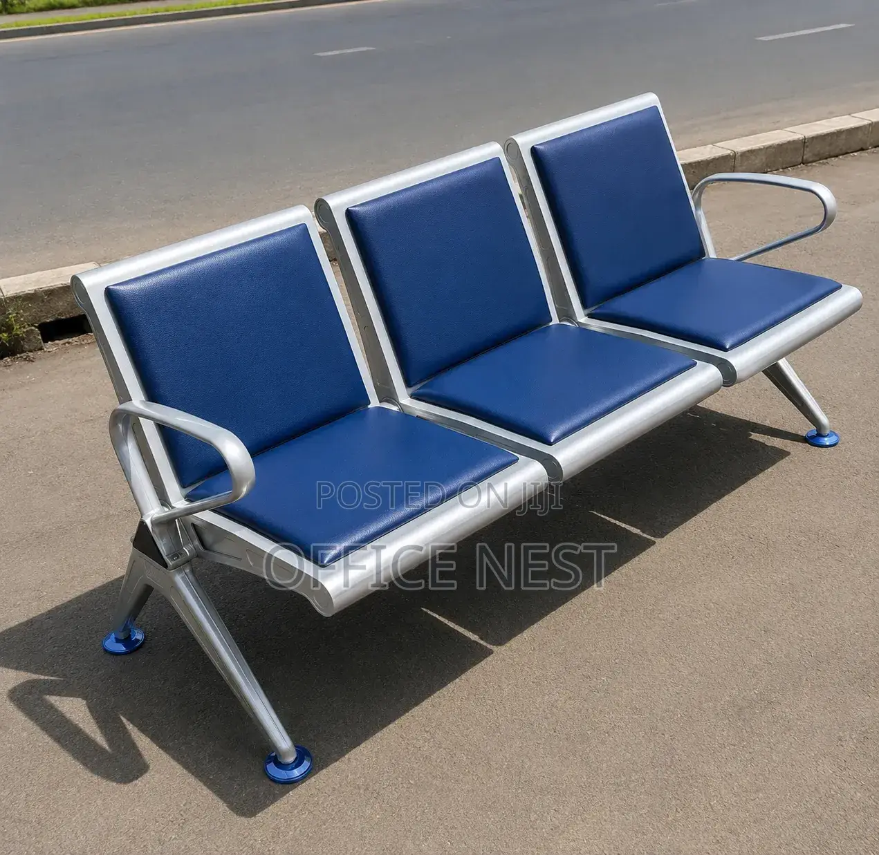 3- Seater Reception Waiting Bench Chair