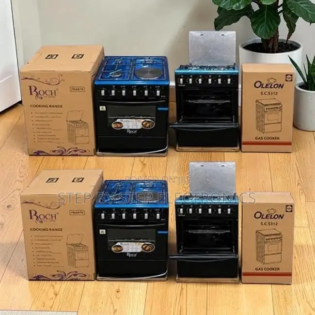Precision Cooking 4 Gas 3 Gas Burners +1 Electric Free Standing Cooker