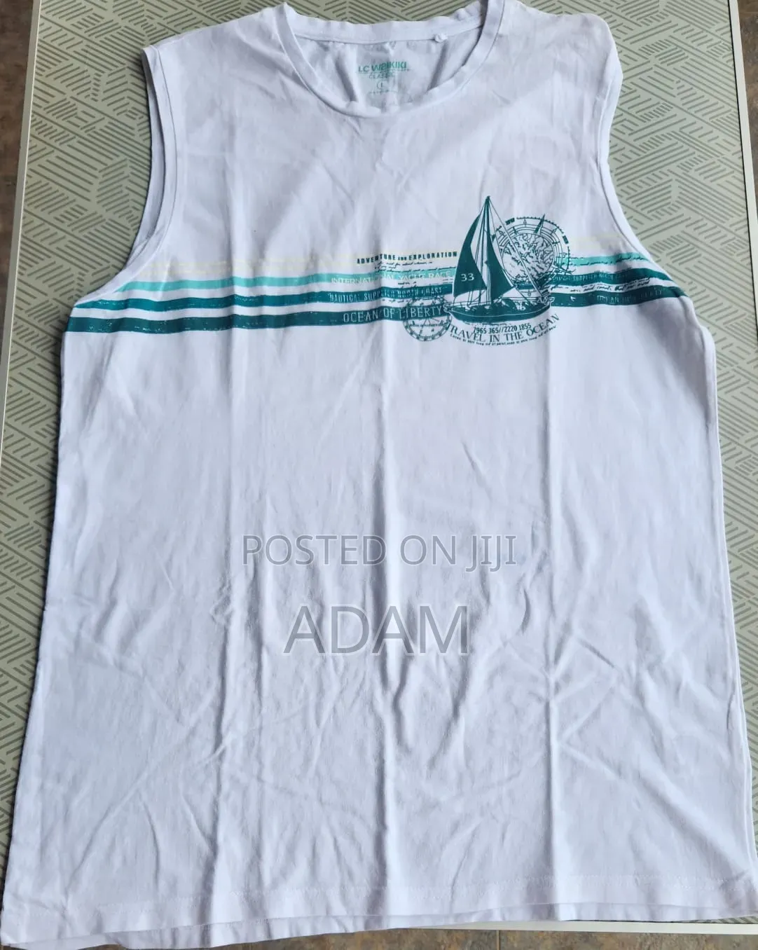 LC Waikiki Men's White Sleeveless Tank Top