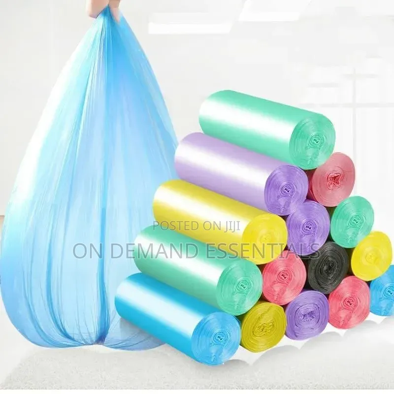 100pcs Assorted Colours Trash Bags / Garbage Bags