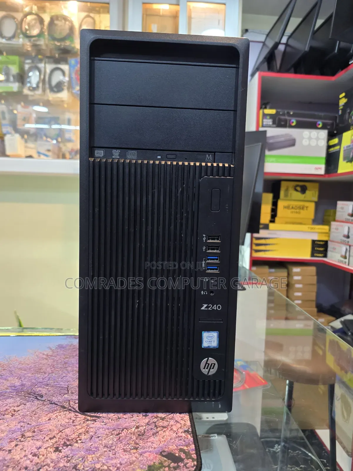 Desktop Computer HP Z420 16GB Intel Core i7 HDD 500GB