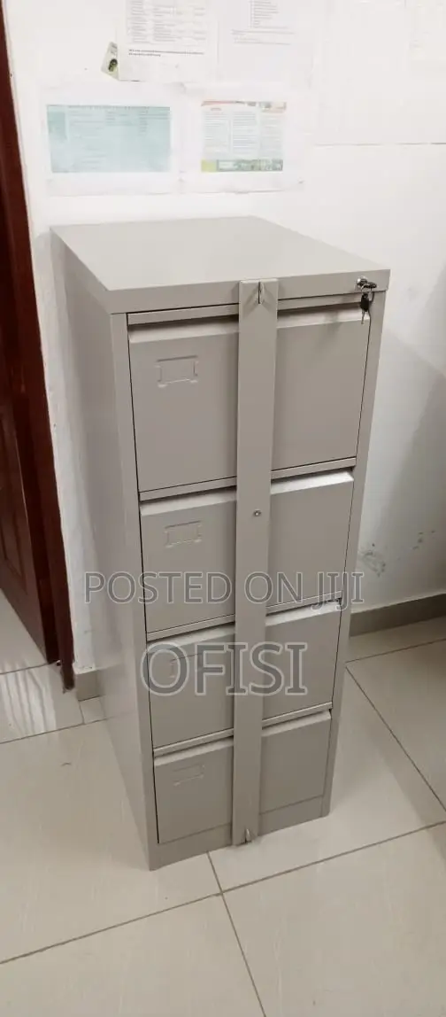 Office Cabinet; Filling Cabinet 4-Drawers With Security Bar