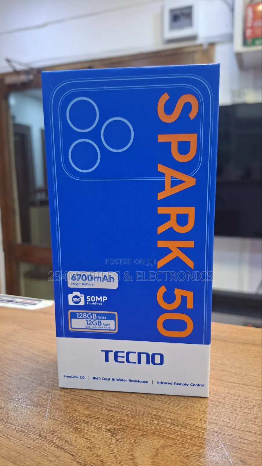 New Tecno Spark 50 128 GB Black