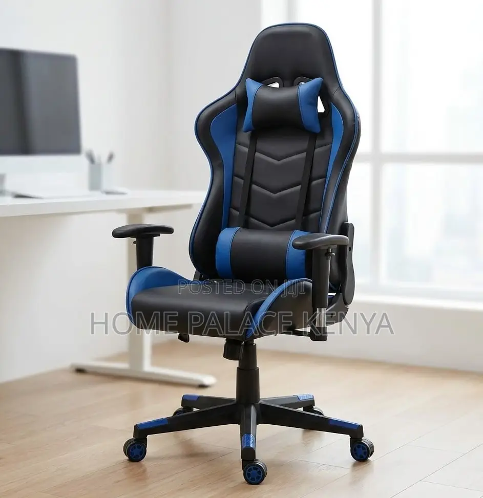 Gaming Chair: Red and Black Gaming Chair With Lumbar Support