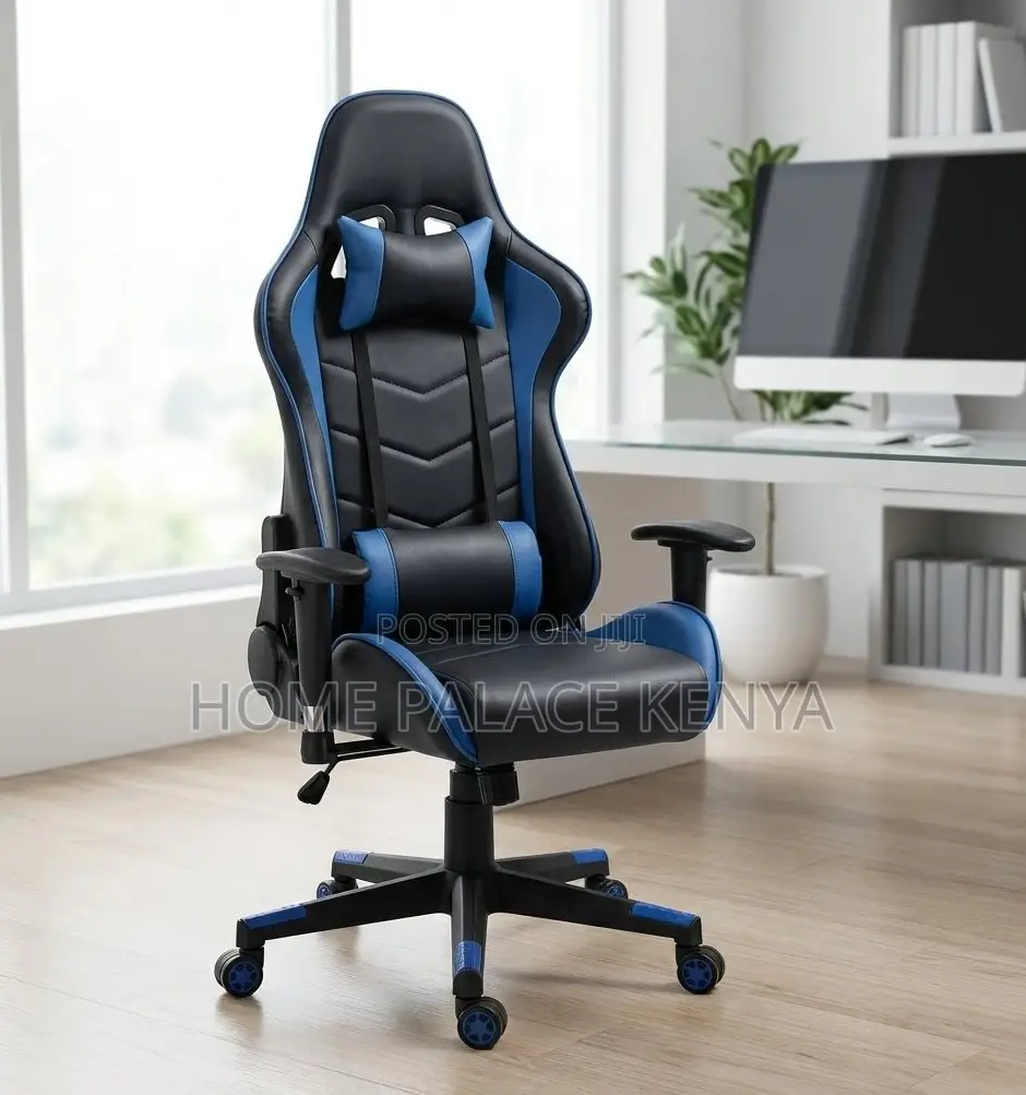 Gaming Chair: Red and Black Gaming Chair With Lumbar Support
