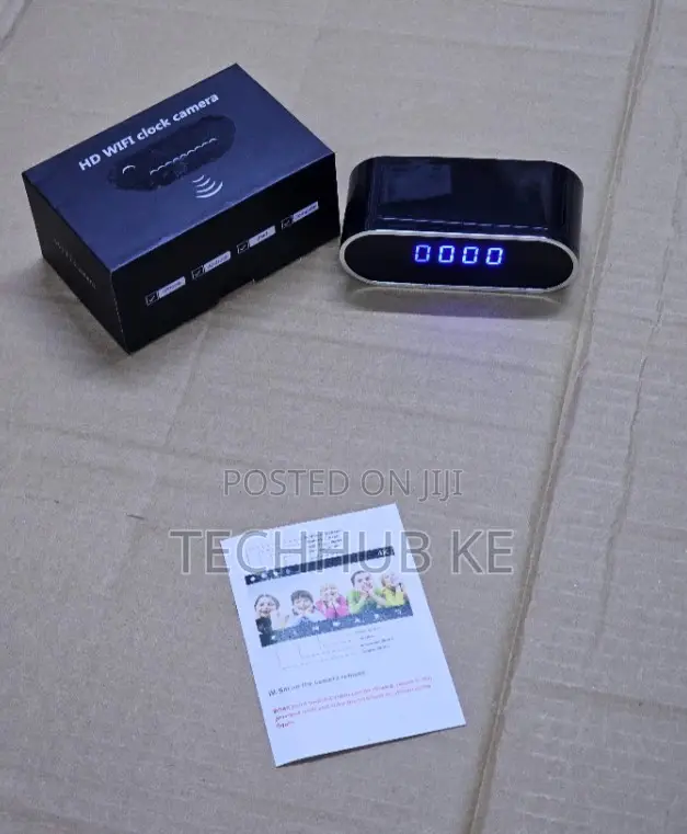 HD WiFi Clock Camera Hidden Security Camera 1080P Motion Detection