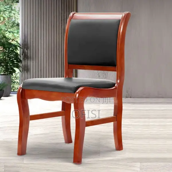 Office Chair; Wooden Visitor's Office Chair
