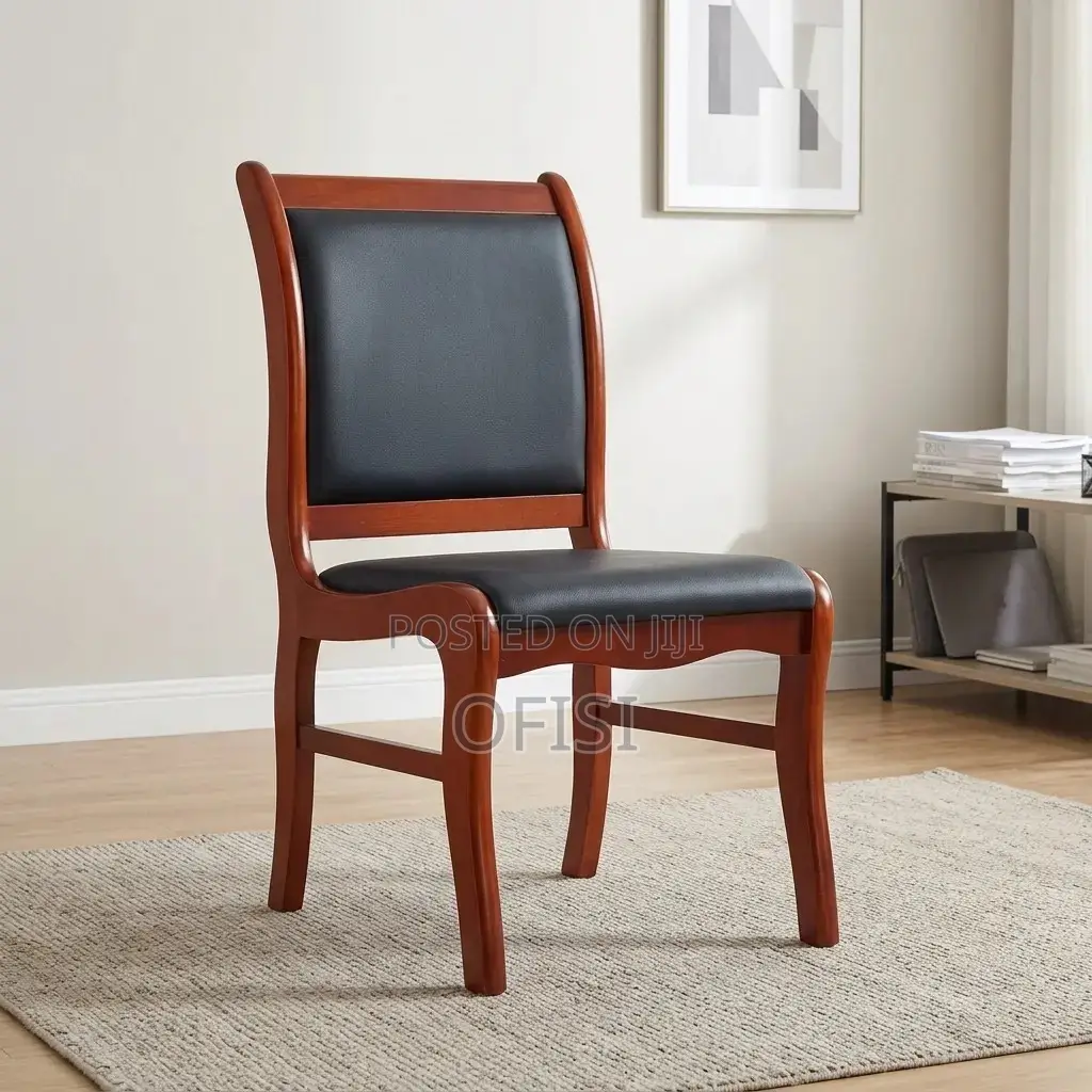 Office Chair; Wooden Visitor's Office Chair