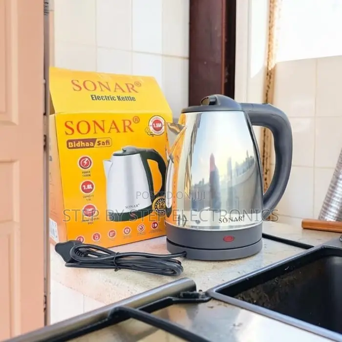 Secure Automatic Shut-Off Stainless Steel Electric Kettle